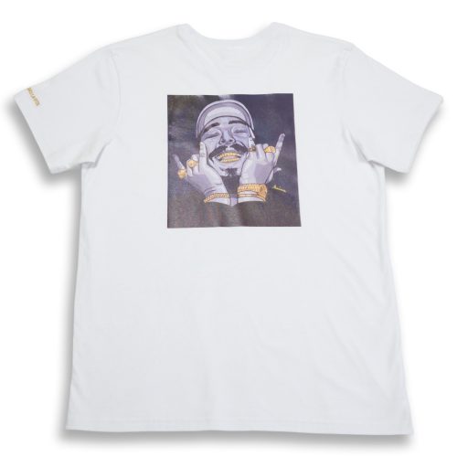 Sentimento fehér póló backprinttel