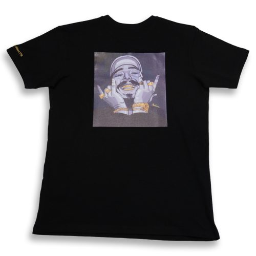 Sentimento fekete póló backprinttel